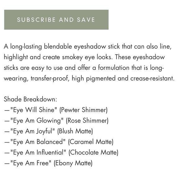 🤎🆕🤎 Realher Eye Am Influential Shadow Stick - Picture 4 of 7